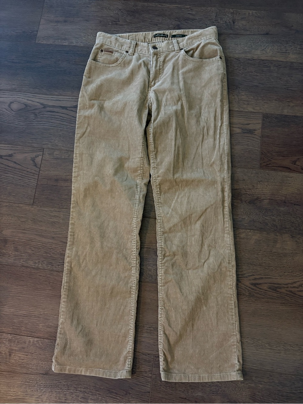 Eddie Bauer Classic Women's stretch Corduroy pants - Tan size 10